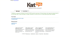 Desktop Screenshot of kartfinds.com