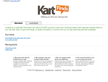 Tablet Screenshot of kartfinds.com